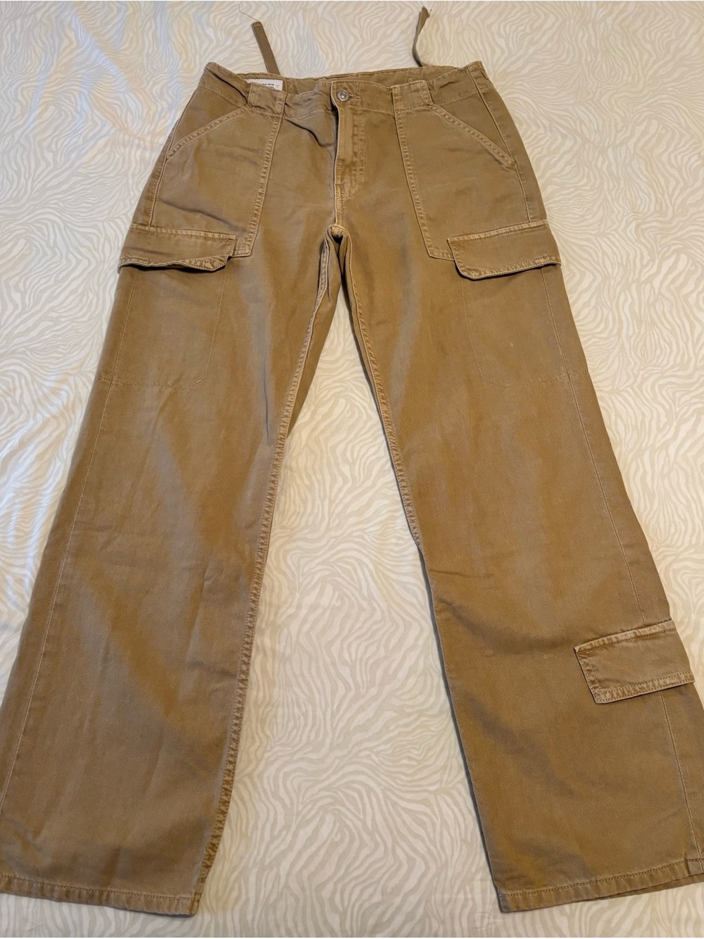 Zara Beige/Tan Utility Pants
